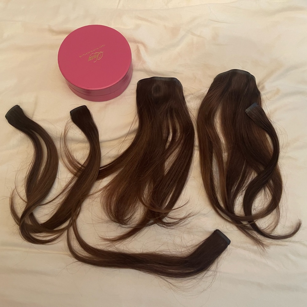 Luxy 12 inch fill ins - Chocolate Brown Balayage